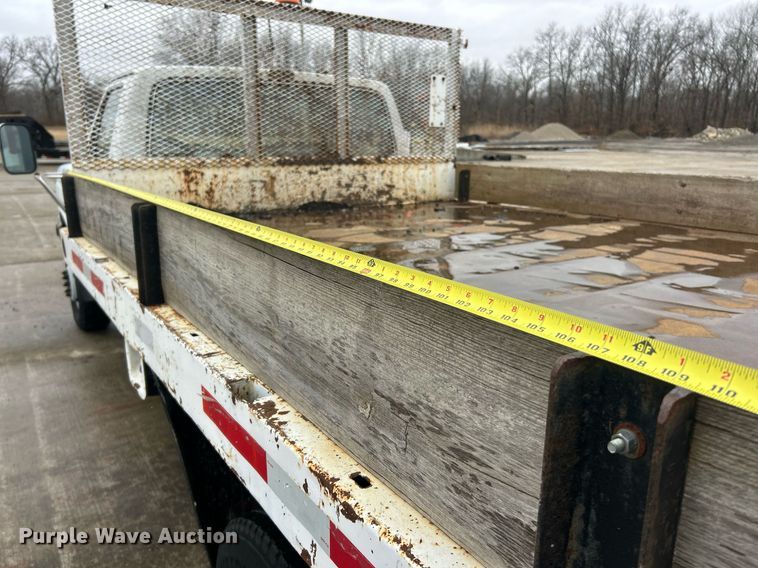 image for item EK2634 1989 Ford F450 Super Duty XL dump flatbed truck