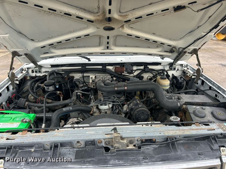 image for item EK2634 1989 Ford F450 Super Duty XL dump flatbed truck