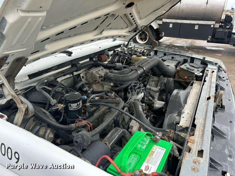 image for item EK2634 1989 Ford F450 Super Duty XL dump flatbed truck