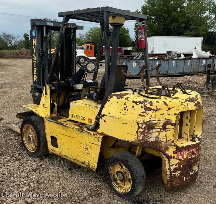 image for item EN5094 1996 Hyster H80XL forklift