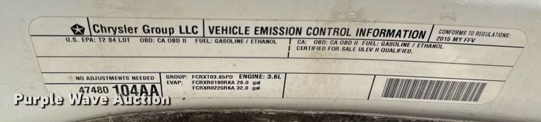 image for item EN5113 2015 Dodge Ram 1500 Crew Cab pickup truck