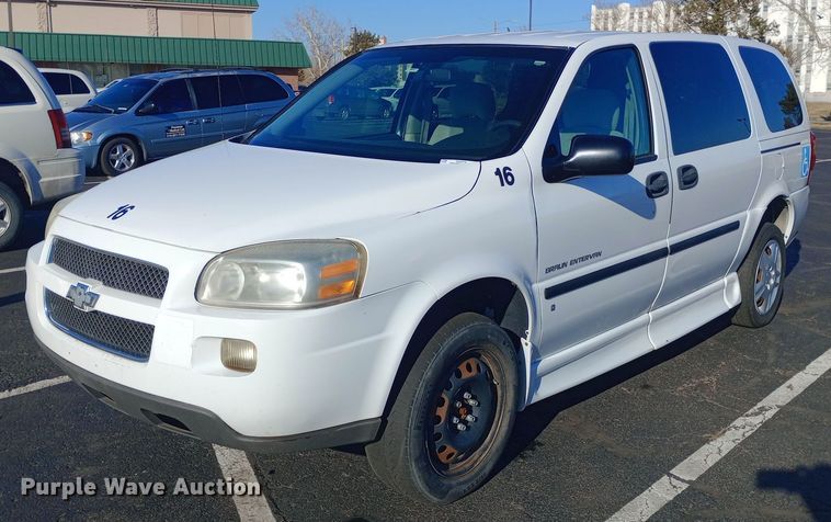 image for item EO0578 2008 Chevrolet Uplander handicap accessible van