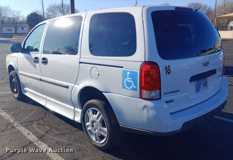 image for item EO0578 2008 Chevrolet Uplander handicap accessible van