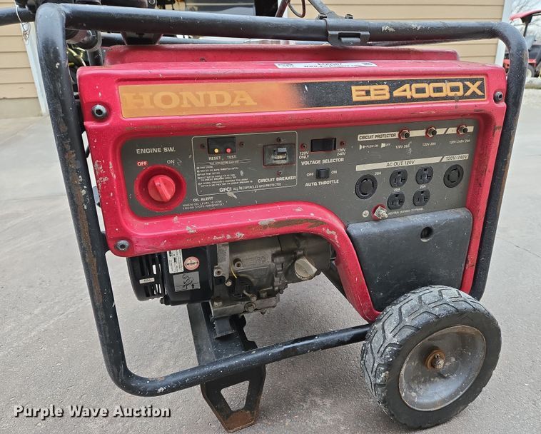 image for item EO0587 Honda EB4000X generator