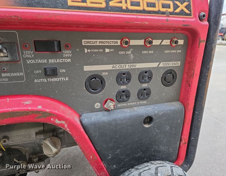 image for item EO0587 Honda EB4000X generator