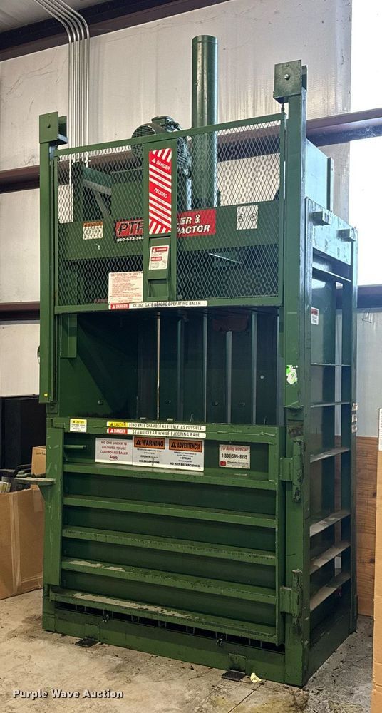 image for item EQ1018 PTR 3400HD cardboard baler