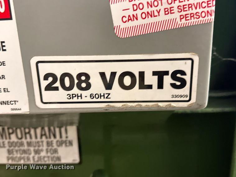 image for item EQ1018 PTR 3400HD cardboard baler