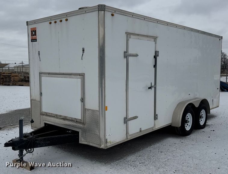 image for item EQ1028 2017 Interstate IF718TA3 pressure washer trailer