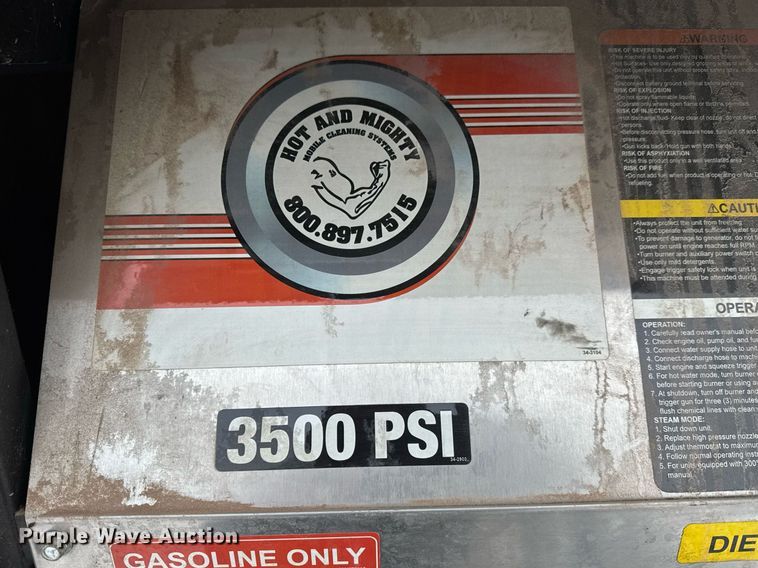 image for item EQ1028 2017 Interstate IF718TA3 pressure washer trailer