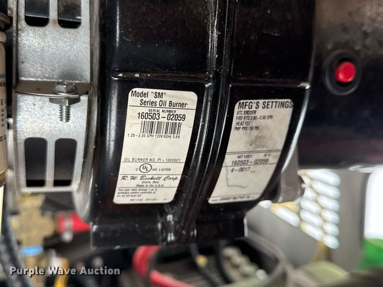 image for item EQ1028 2017 Interstate IF718TA3 pressure washer trailer