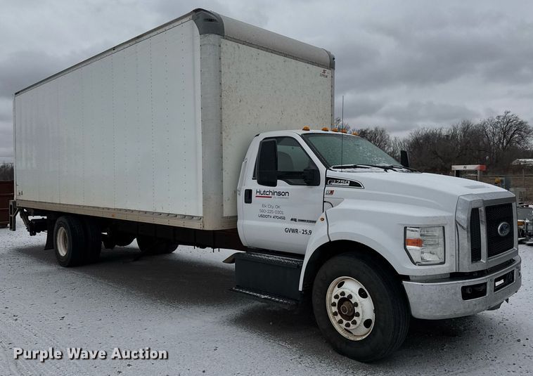 image for item EQ1031 2019 Ford F750 Super Duty box truck