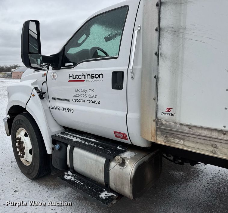 image for item EQ1031 2019 Ford F750 Super Duty box truck