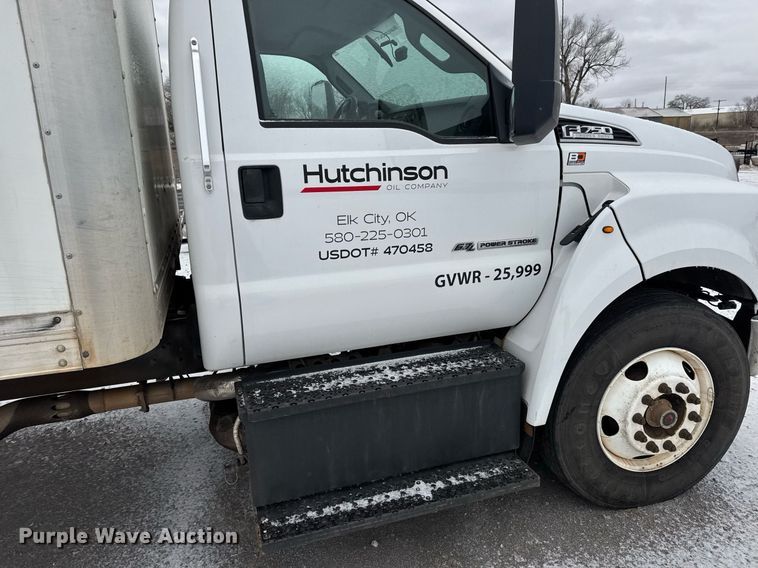image for item EQ1031 2019 Ford F750 Super Duty box truck