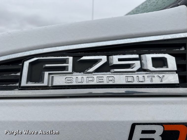 image for item EQ1031 2019 Ford F750 Super Duty box truck