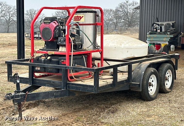 image for item ER4942 Hotsy HX80432 pressure washer trailer