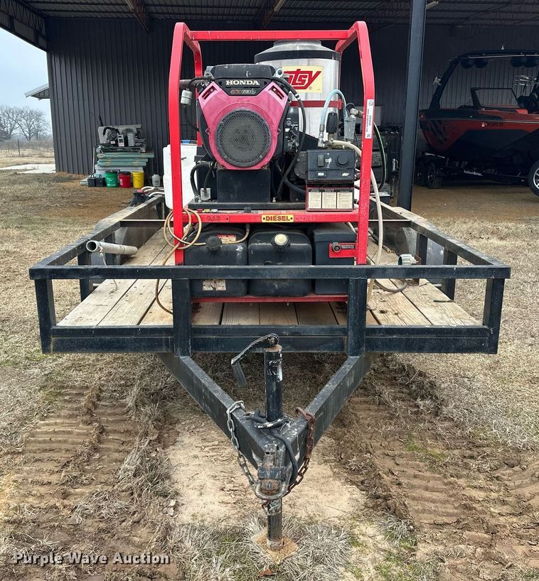 image for item ER4942 Hotsy HX80432 pressure washer trailer
