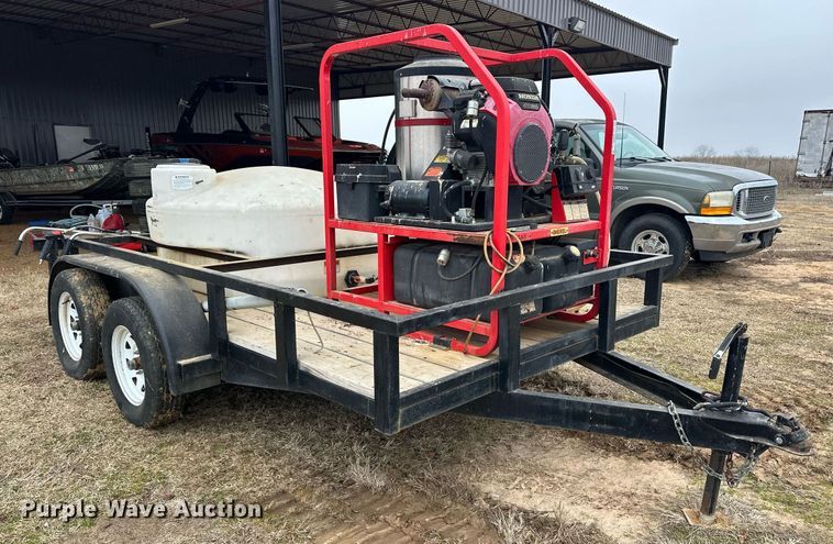 image for item ER4942 Hotsy HX80432 pressure washer trailer