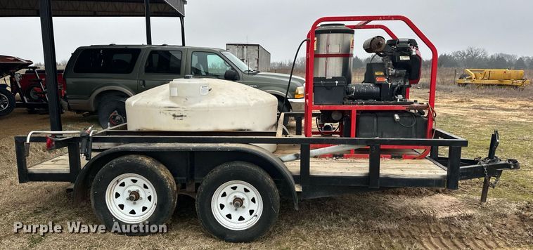 image for item ER4942 Hotsy HX80432 pressure washer trailer