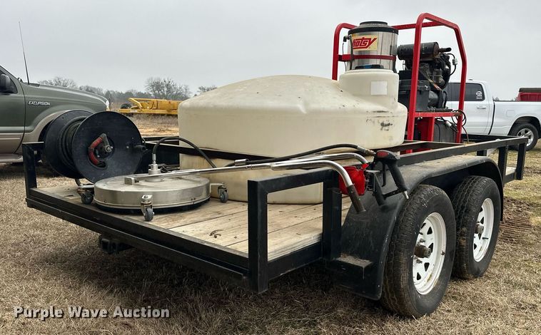 image for item ER4942 Hotsy HX80432 pressure washer trailer