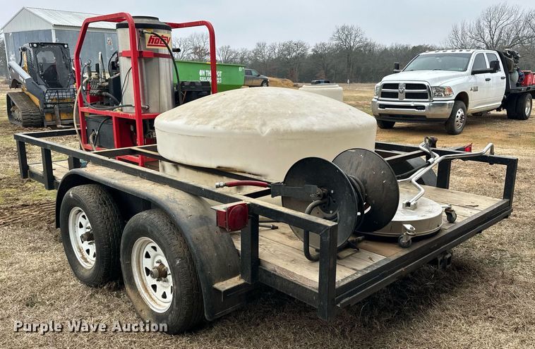 image for item ER4942 Hotsy HX80432 pressure washer trailer