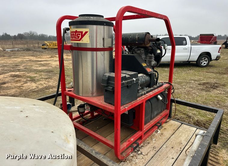 image for item ER4942 Hotsy HX80432 pressure washer trailer