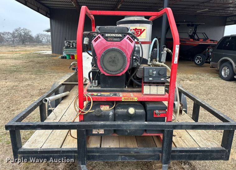image for item ER4942 Hotsy HX80432 pressure washer trailer