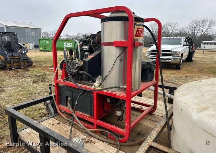 image for item ER4942 Hotsy HX80432 pressure washer trailer