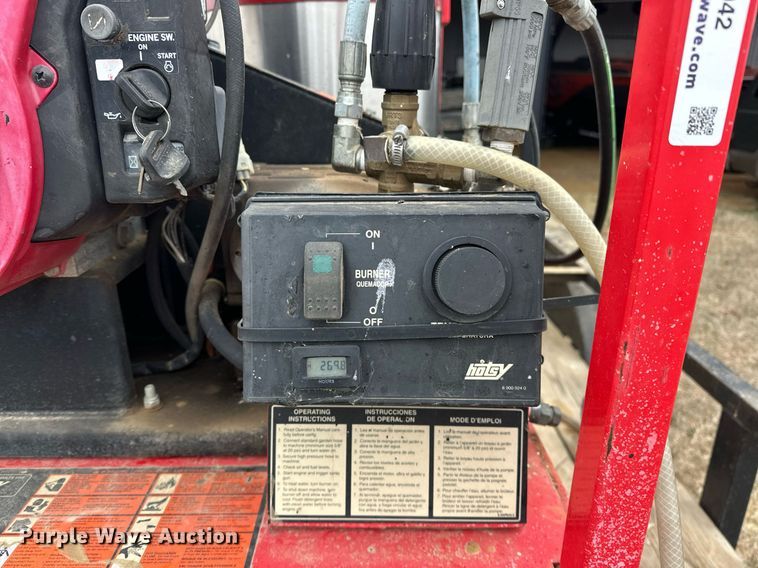 image for item ER4942 Hotsy HX80432 pressure washer trailer