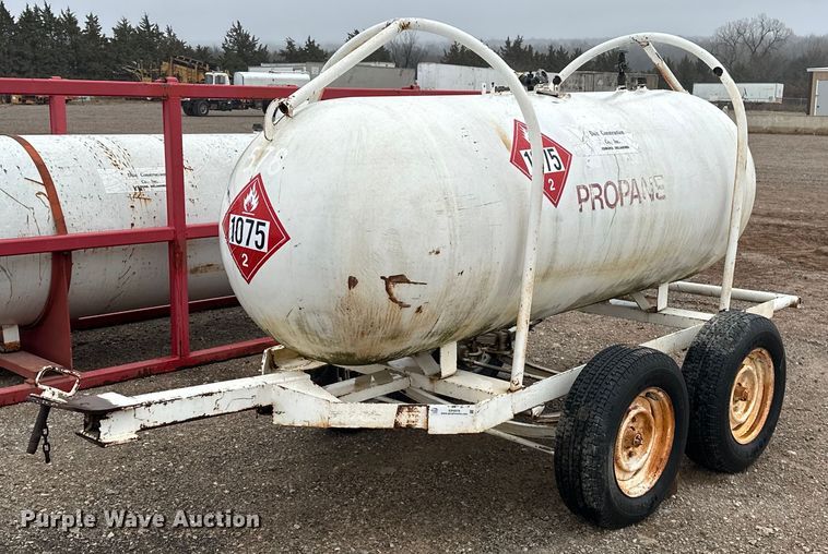 image for item ER4979 Trinity Steel Co propane tank trailer
