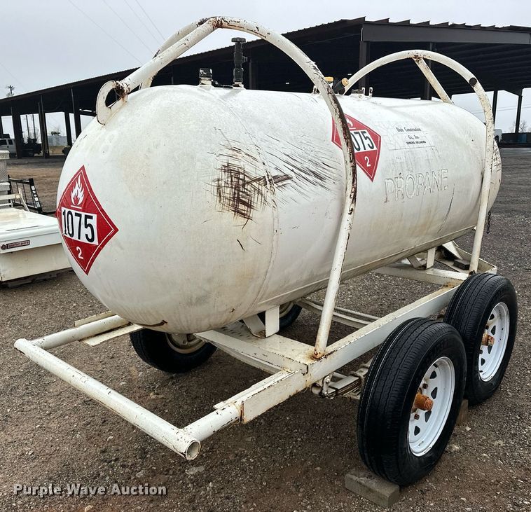 image for item ER4979 Trinity Steel Co propane tank trailer