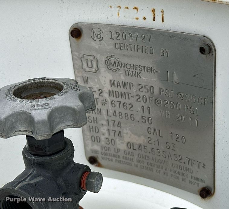 image for item ER4981 Manchester Tank propane tank