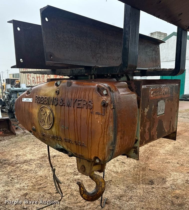 image for item ER4986 Robbins & Myers F5A crane hoist