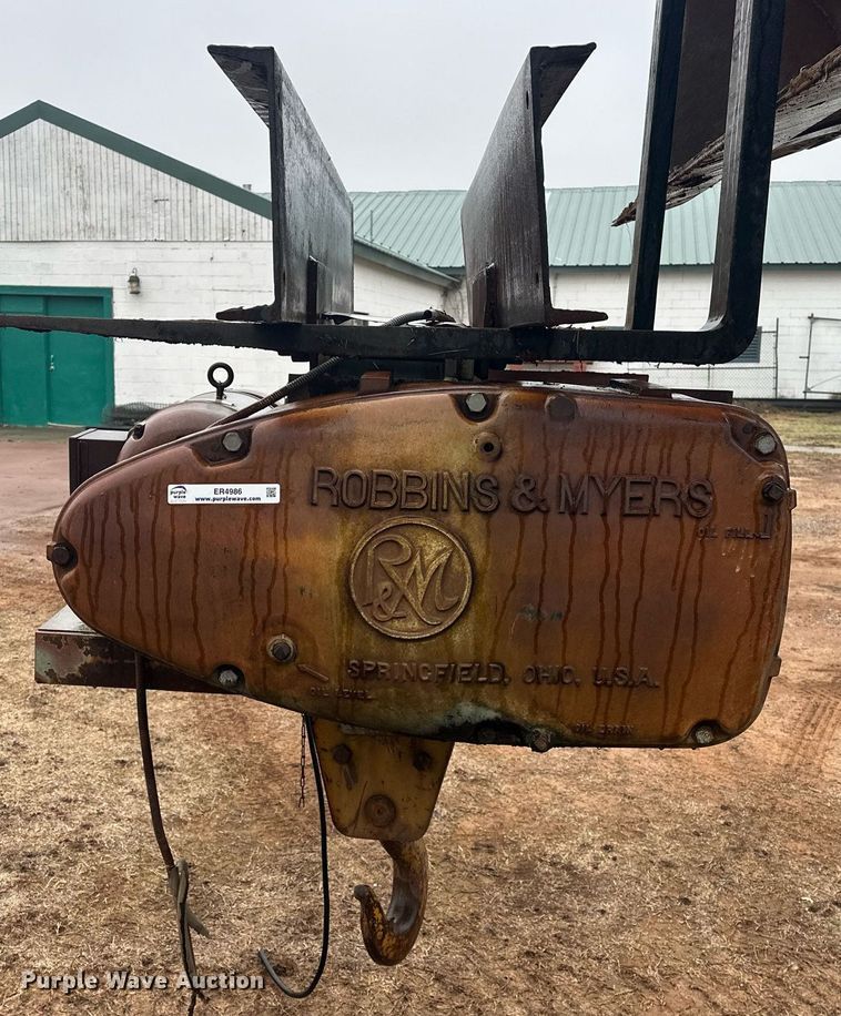 image for item ER4986 Robbins & Myers F5A crane hoist