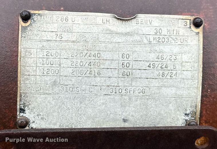 image for item ER4986 Robbins & Myers F5A crane hoist