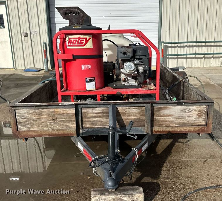image for item ER8697 2016 Hotsy pressure washer trailer