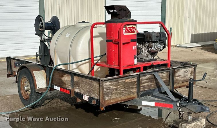 image for item ER8697 2016 Hotsy pressure washer trailer