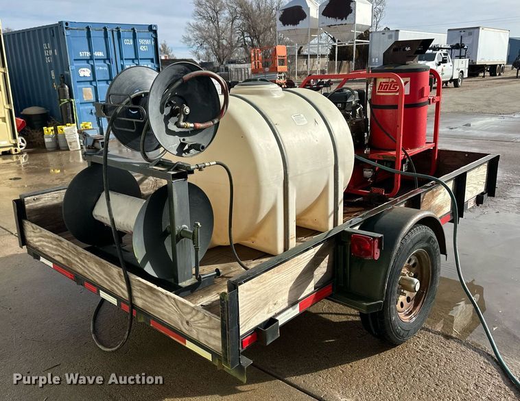 image for item ER8697 2016 Hotsy pressure washer trailer
