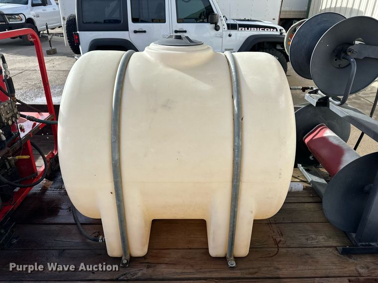 image for item ER8697 2016 Hotsy pressure washer trailer