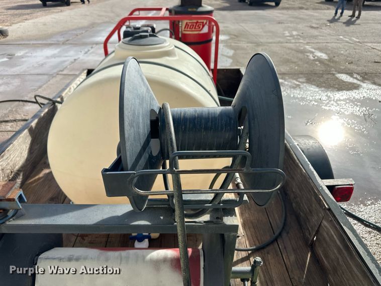image for item ER8697 2016 Hotsy pressure washer trailer