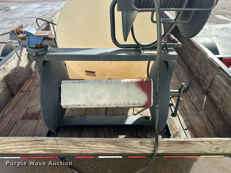 image for item ER8697 2016 Hotsy pressure washer trailer