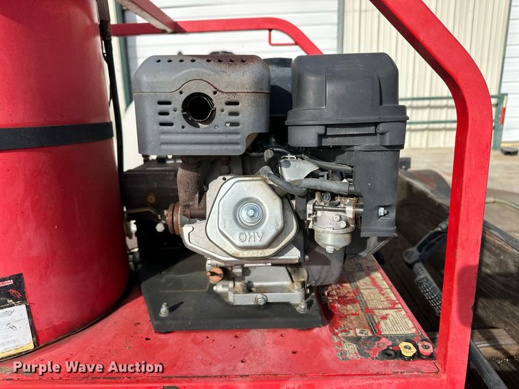 image for item ER8697 2016 Hotsy pressure washer trailer