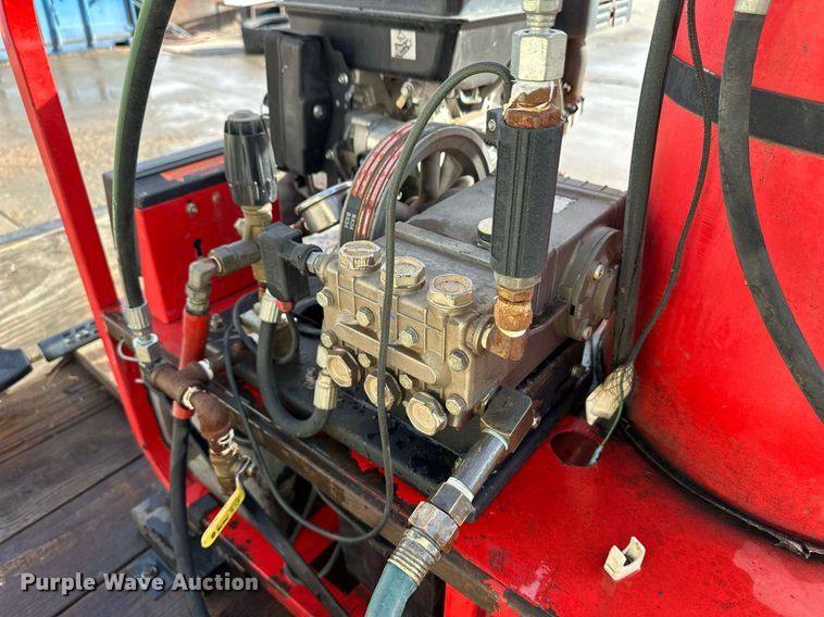 image for item ER8697 2016 Hotsy pressure washer trailer