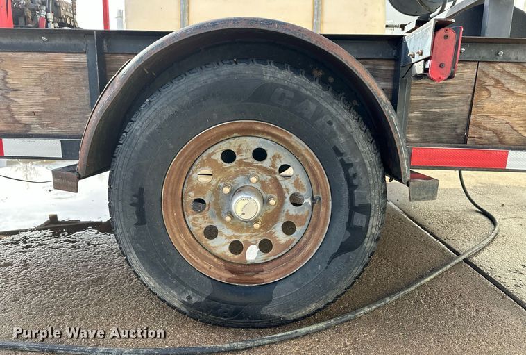 image for item ER8697 2016 Hotsy pressure washer trailer