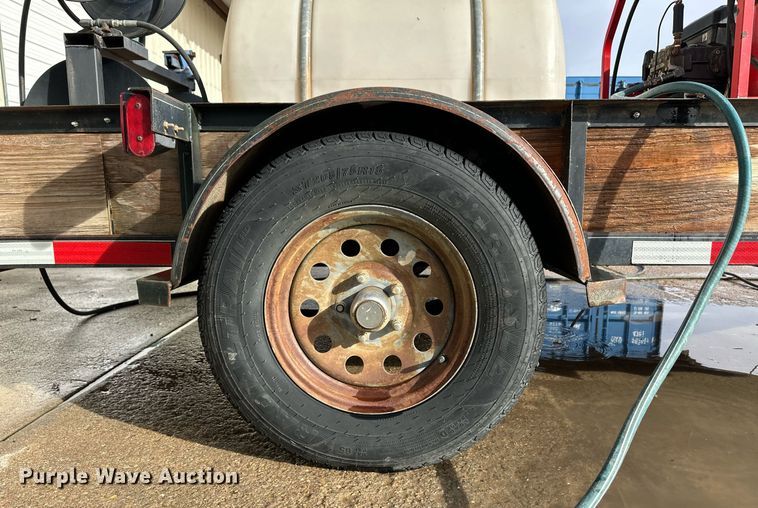 image for item ER8697 2016 Hotsy pressure washer trailer