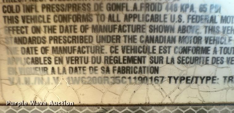 image for item ER8699 2012 Wells Cargo enclosed cargo trailer