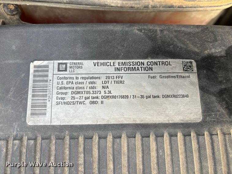 image for item EY9936 2013 Chevrolet Tahoe SUV