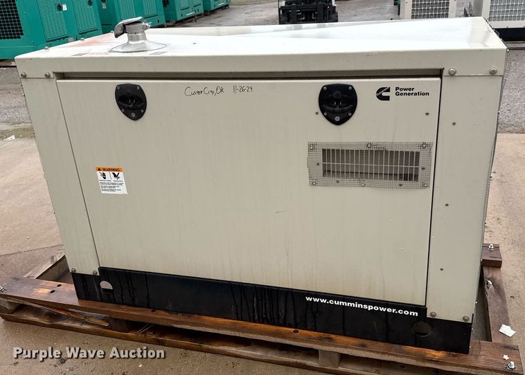 image for item LH9507 2014 Onan GGMB-1400106 generator