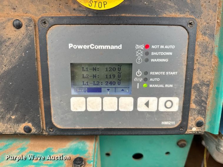 image for item LH9507 2014 Onan GGMB-1400106 generator