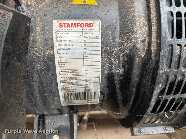 image for item LH9508 2014 Onan GG02-1403662 generator