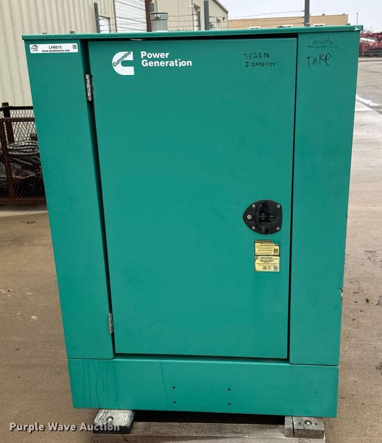 image for item LH9515 2012 Onan GGPA-1213363 generator